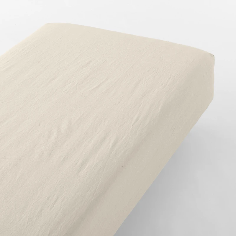 Washed Cotton Fitted Sheet