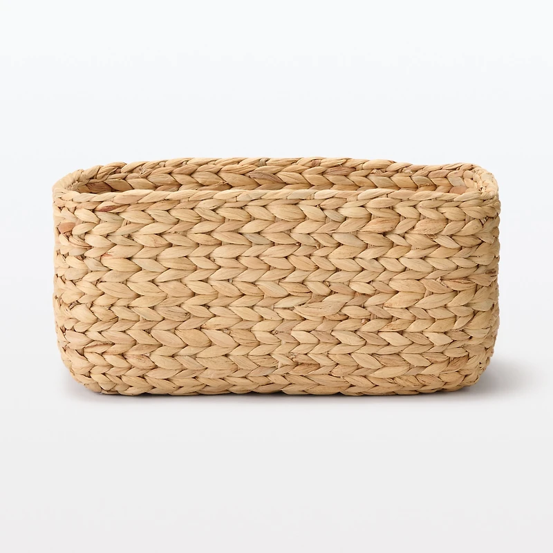 Water Hyacinth Basket - Rectangle - Medium W34 x D23 x H16 cm