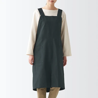 Plain Weave Cotton Shoulder Strap Apron