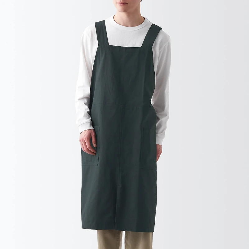 Plain Weave Cotton Shoulder Strap Apron