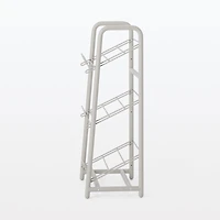 Steel Pipe Storage Rack - Warm Grey