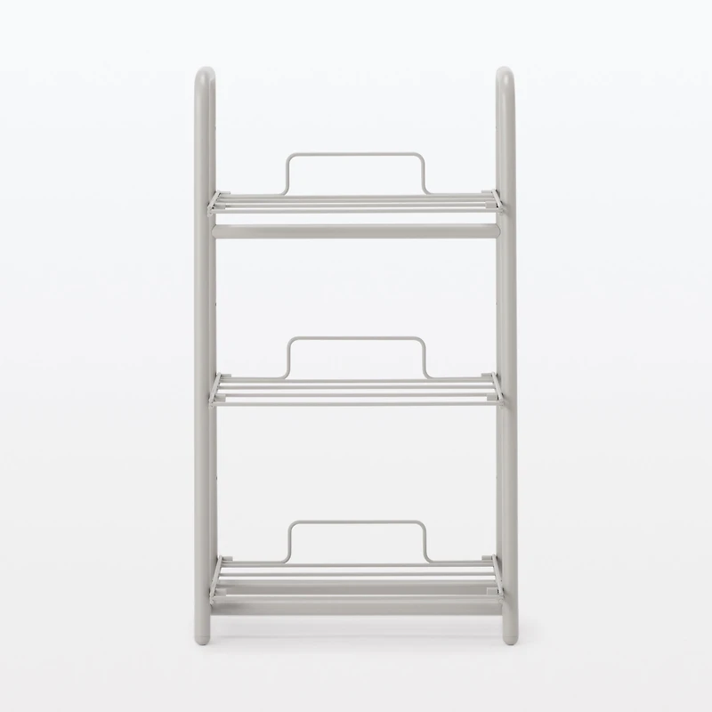 Steel Pipe Storage Rack - Warm Grey
