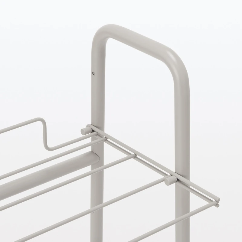 Steel Pipe Storage Rack - Warm Grey