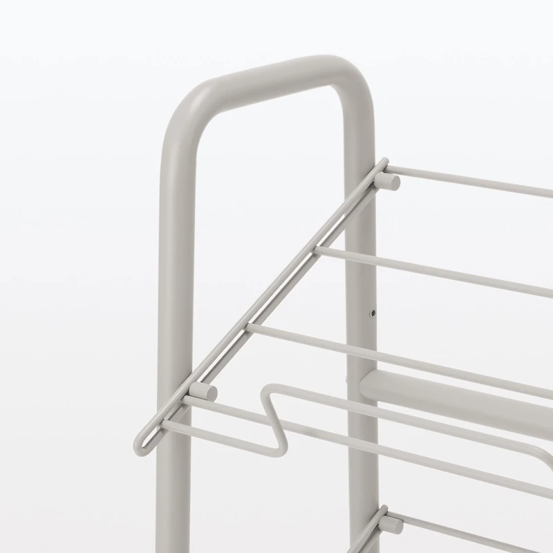 Steel Pipe Storage Rack - Warm Grey