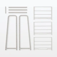 Steel Pipe Storage Rack - Warm Grey