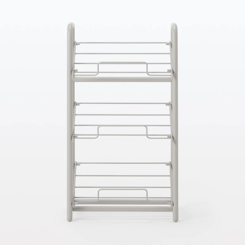 Steel Pipe Storage Rack - Warm Grey