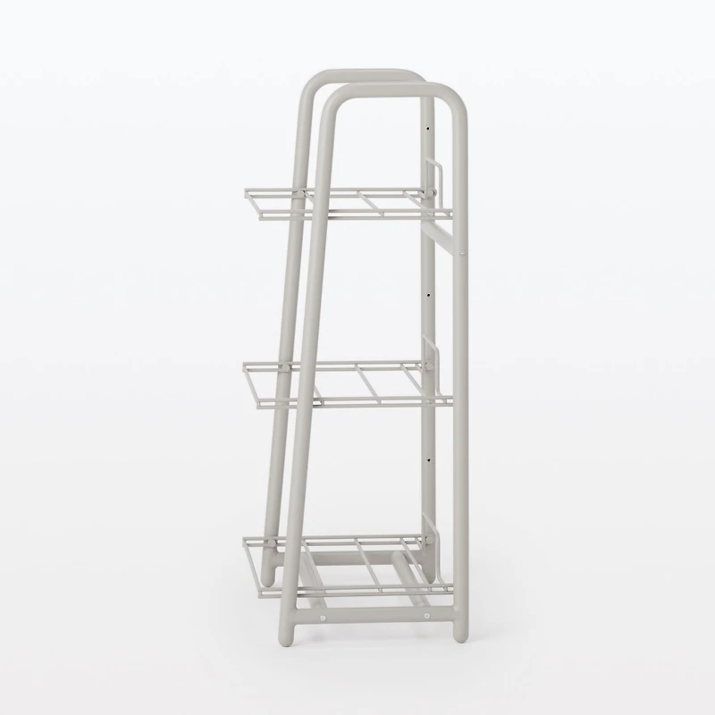 Steel Pipe Storage Rack - Warm Grey