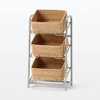Steel Pipe Storage Rack - Warm Grey