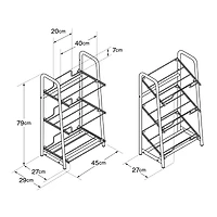 Steel Pipe Storage Rack - Warm Grey