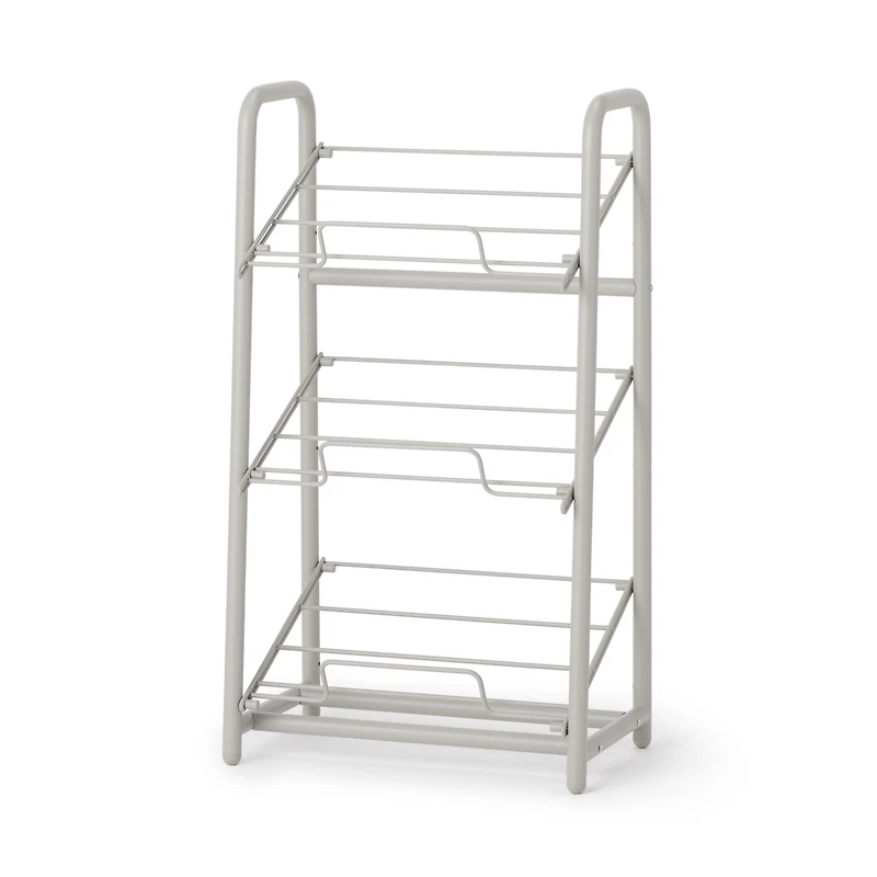 Steel Pipe Storage Rack - Warm Grey