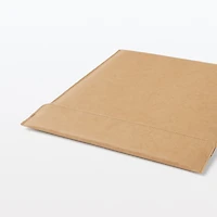Jeans' Back Patch Laptop Case - Brown