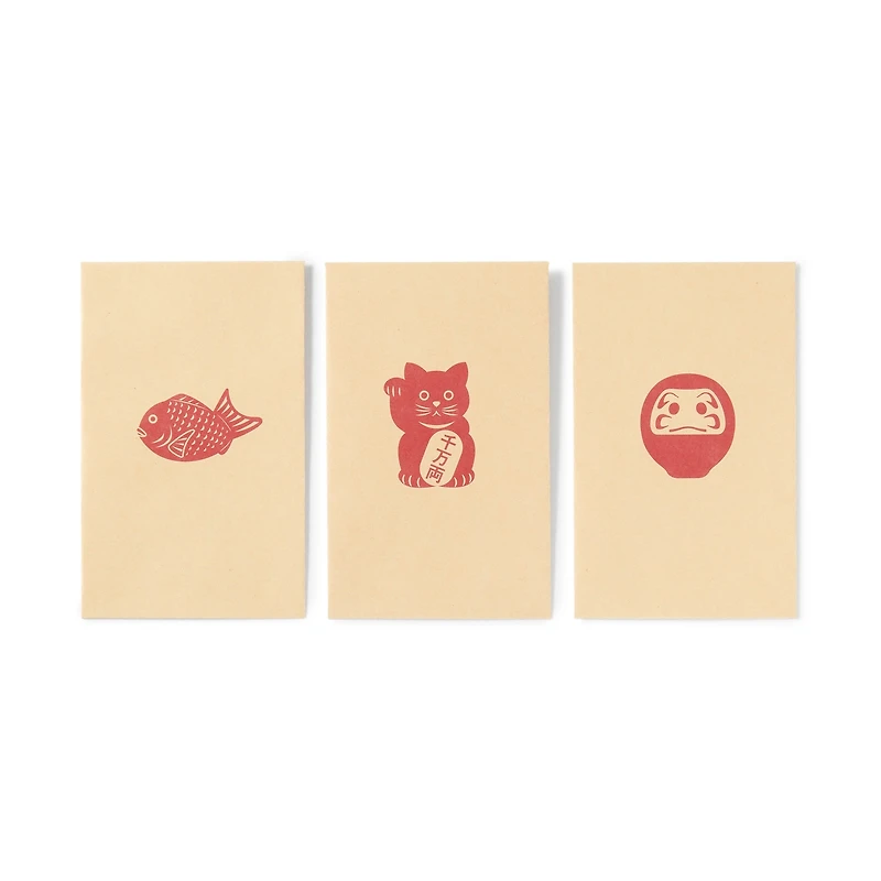 Bamboo Paper Petit Envelope - Lucky Charms (3 Pack)