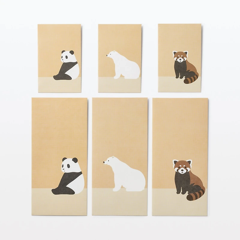 Bamboo Paper Petit Envelope - Small - Giant Panda