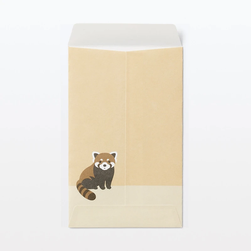 Bamboo Paper Petit Envelope - Small - Red Panda