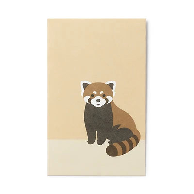 Bamboo Paper Petit Envelope - Small - Red Panda