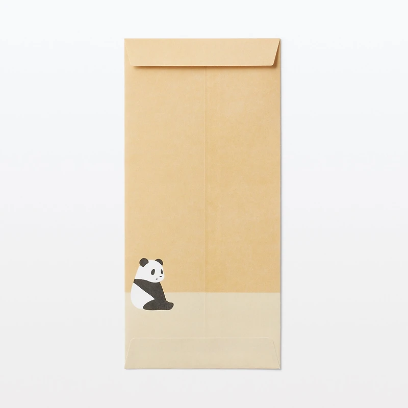 Bamboo Paper Petit Envelope - Large - Giant Panda (3 Pack)