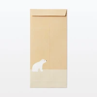 Bamboo Paper Petit Envelope - Large - Polar Bear (3 Pack)