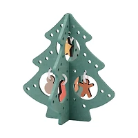 Colour MDF Christmas Tree - Green - Small