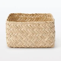 Seagrass Organizer Herringbone Rectangular Basket