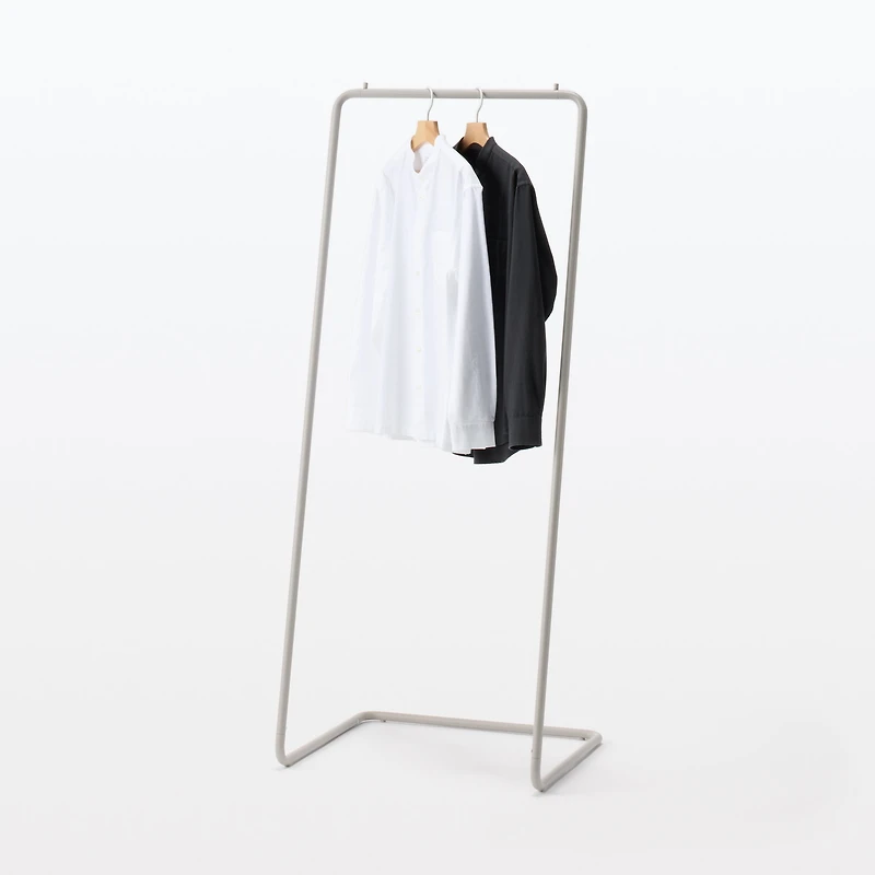 Steel Pipe Coat Rack - Warm Grey