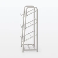 Steel Pipe Shoe Rack - Warm Grey