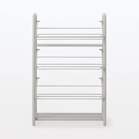 Steel Pipe Shoe Rack - Warm Grey
