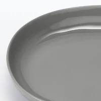 Everyday Tableware Oval Bowl - Grey