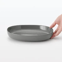Everyday Tableware Oval Bowl - Grey