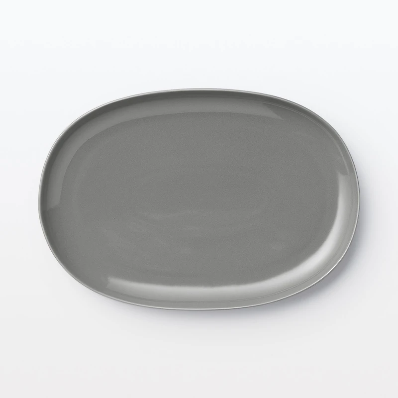 Everyday Tableware Oval Plate Small - Grey