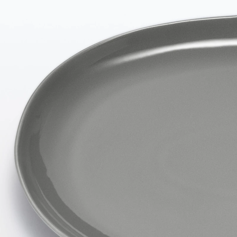 Everyday Tableware Oval Plate Small - Grey