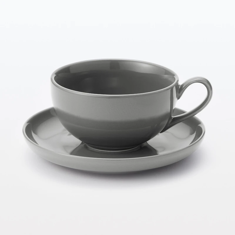 Everyday Tableware Teacup - Grey
