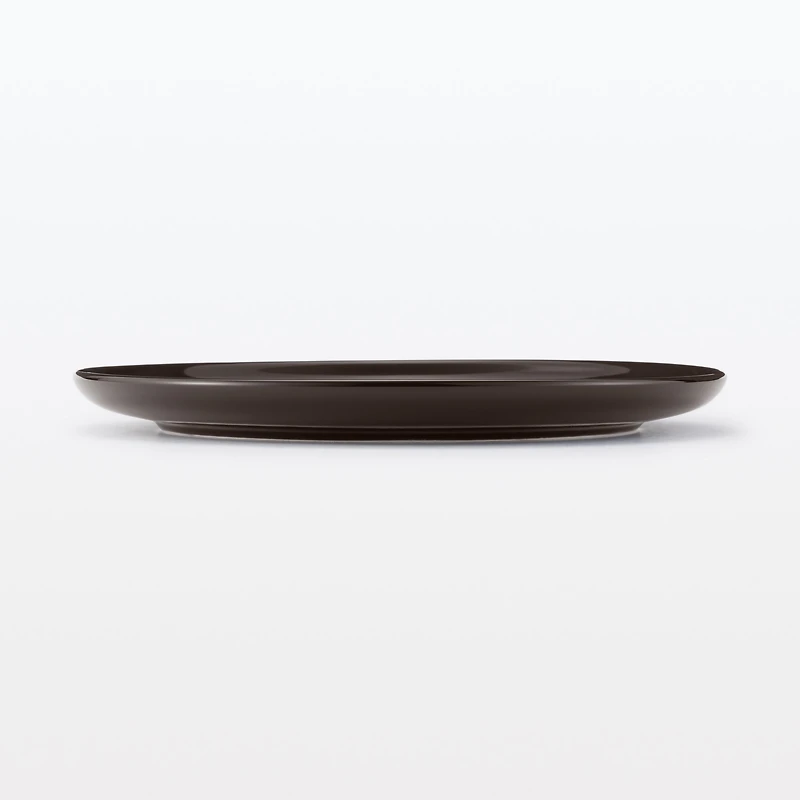 Everyday Tableware Lunch Plate - Dark Brown