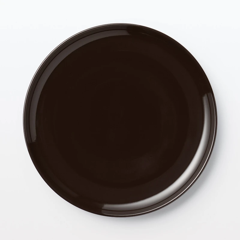 Everyday Tableware Lunch Plate - Dark Brown