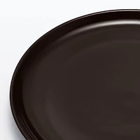 Everyday Tableware Lunch Plate - Dark Brown