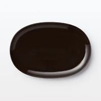 Everyday Tableware Oval Plate Small - Dark Brown