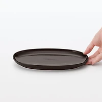 Everyday Tableware Oval Plate Small - Dark Brown