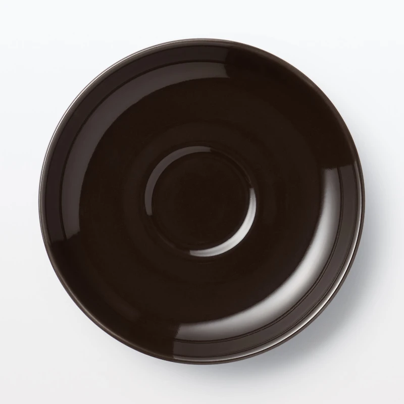 Everyday Tableware Demitasse Saucer - Dark Brown