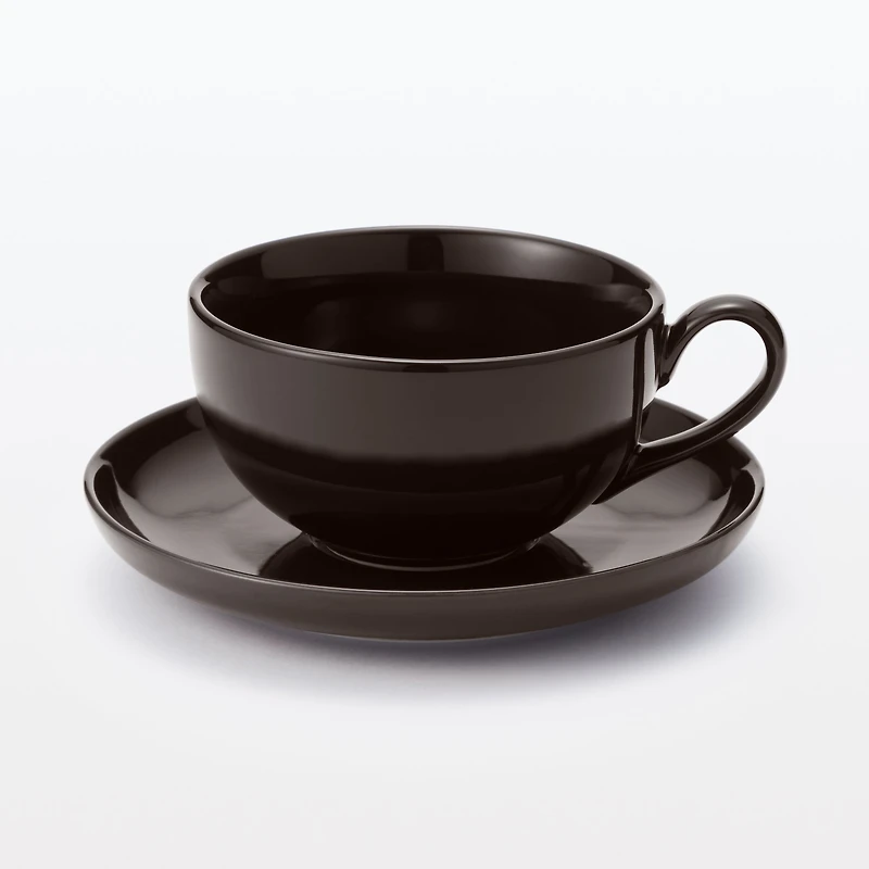 Everyday Tableware Tea Saucer - Dark Brown