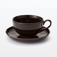 Everyday Tableware Tea Saucer - Dark Brown