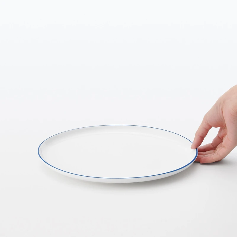 Everyday Tableware Dinner Plate - Blue Stripe