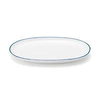 Everyday Tableware Oval Plate Small - Blue Stripe