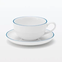 Everyday Tableware Teacup - Blue Stripe
