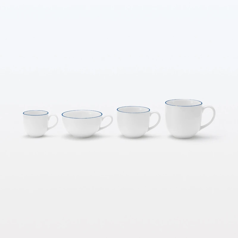 Everyday Tableware Teacup - Blue Stripe