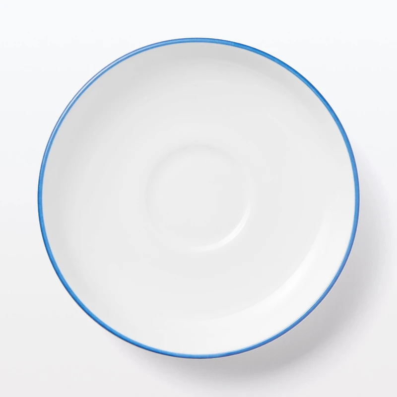 Everyday Tableware Demitasse Saucer - Blue Stripe