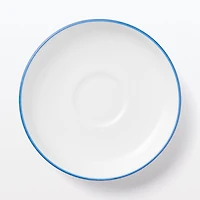 Everyday Tableware Demitasse Saucer - Blue Stripe