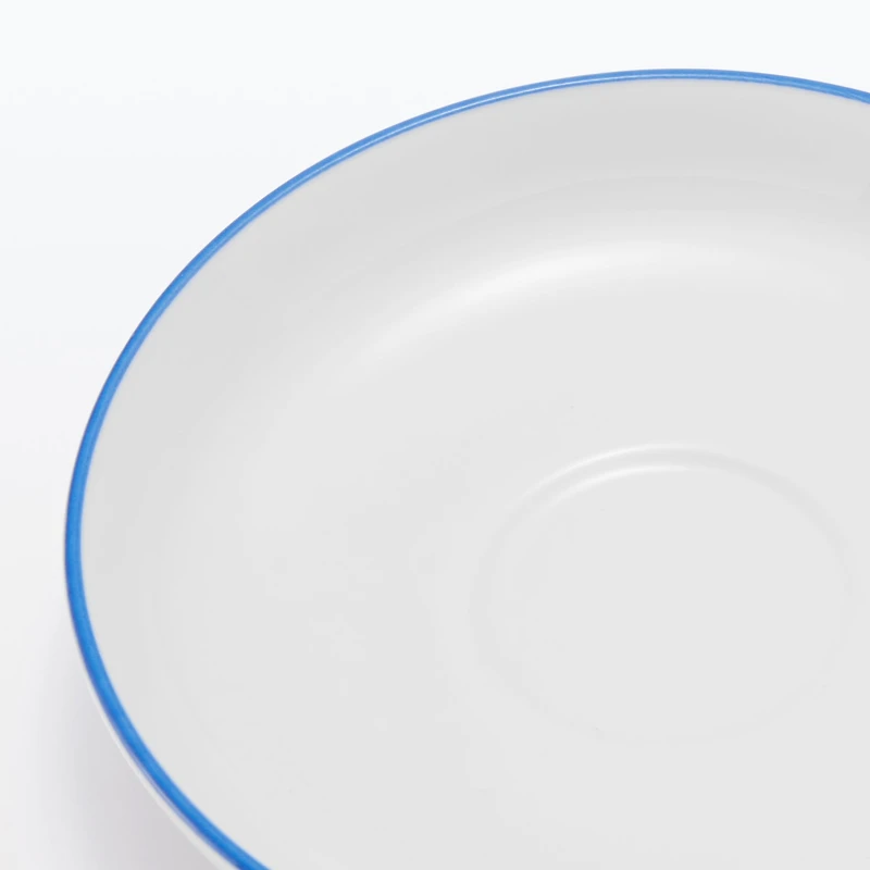 Everyday Tableware Demitasse Saucer - Blue Stripe