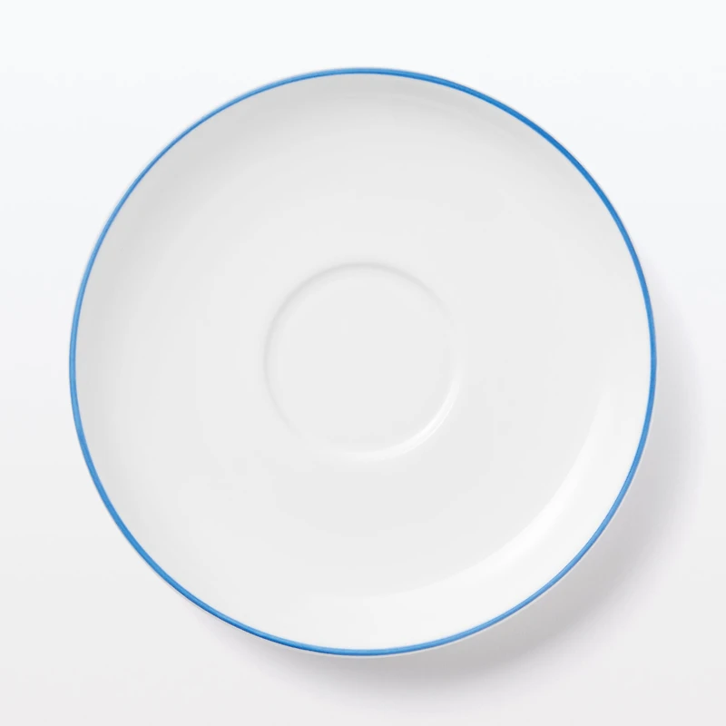 Everyday Tableware Tea Saucer - Blue Stripe