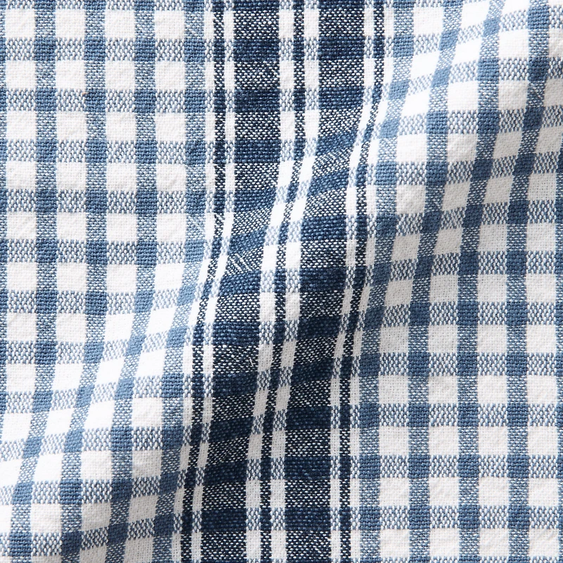 Indian Cotton Multipurpose Cloth - Blue Check