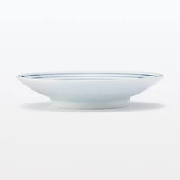 Hasami Ware Small Plate - Horizontal Stripes Pattern