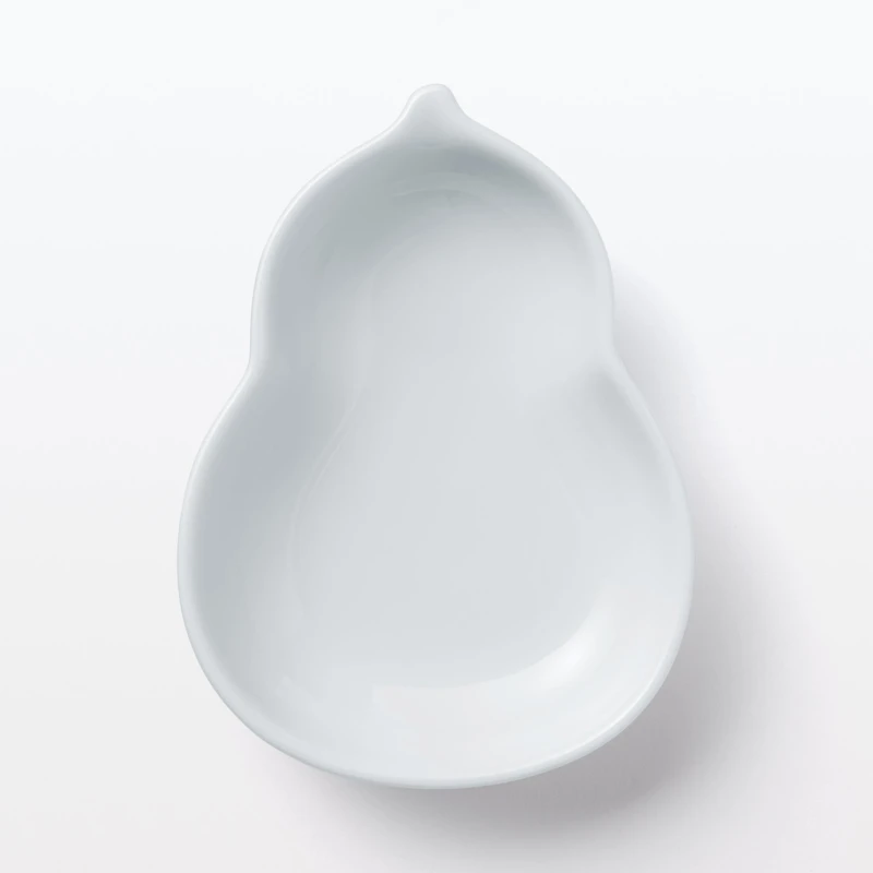 Hasami Ware Lucky Small Plate - Gourd - White